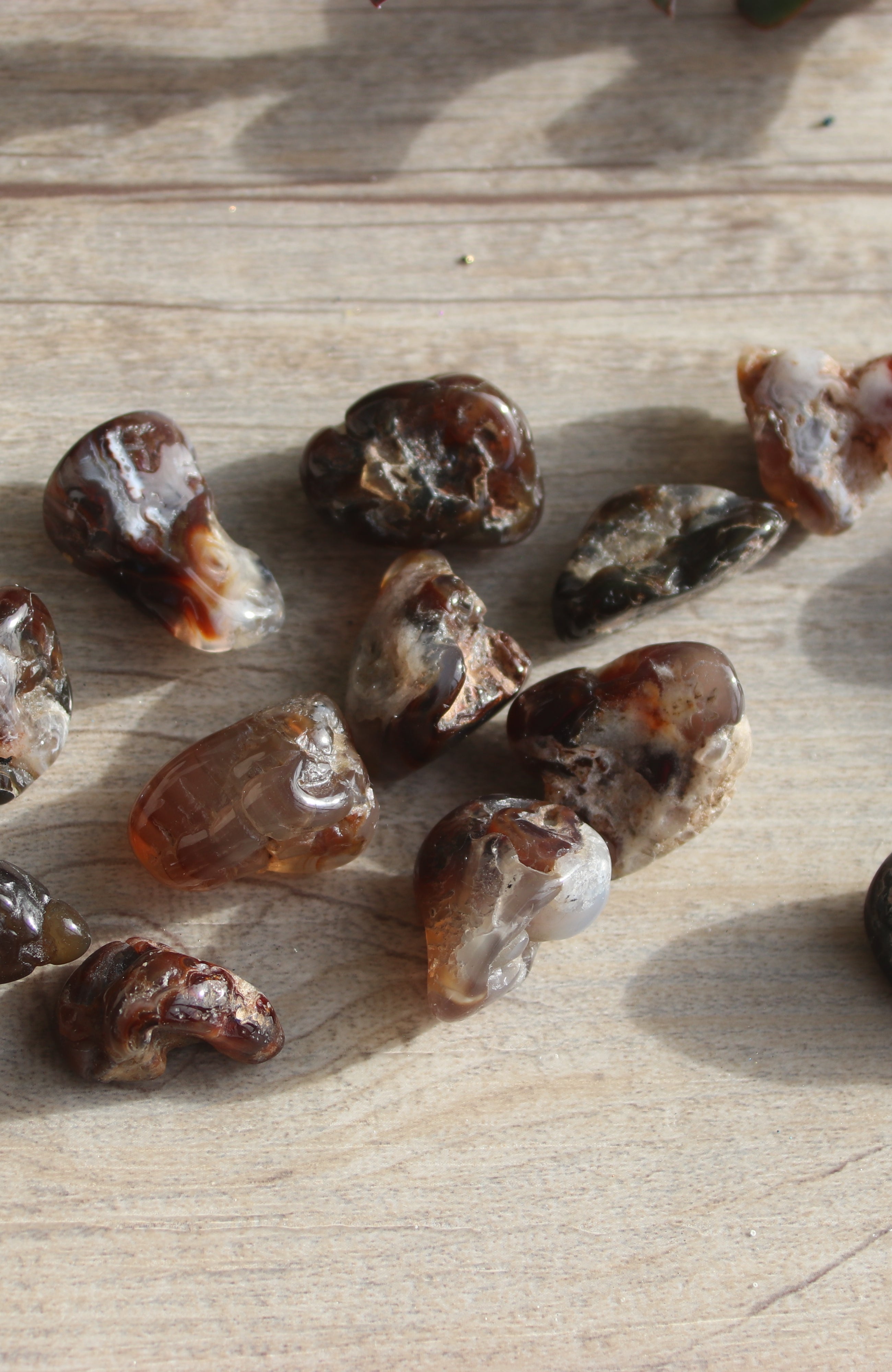 Fire Agate Tumbled Stones